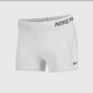 Nike Pro 3" short Dri-fit medium white compression